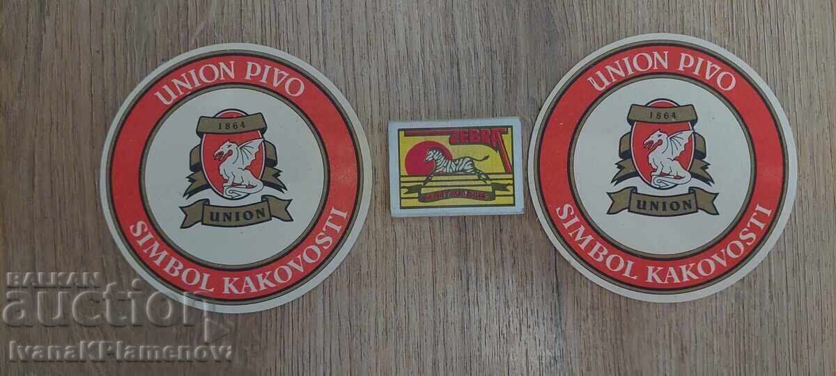 Delivery of Collector's coasters, two pieces