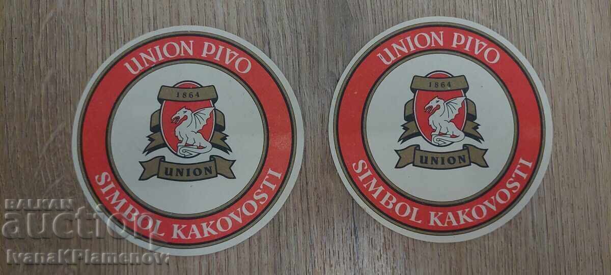 Collector's coasters, two pieces Collector's coasters, two pieces