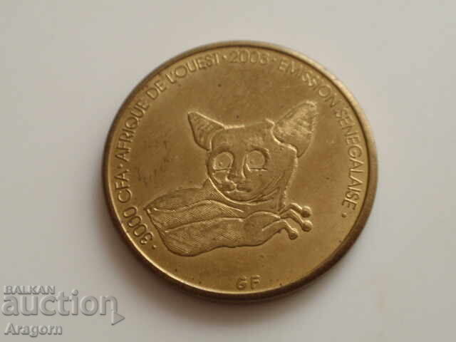 Senegal 3000 francs 2003; Senegal Senegal 3000 francs 2003; Senegal