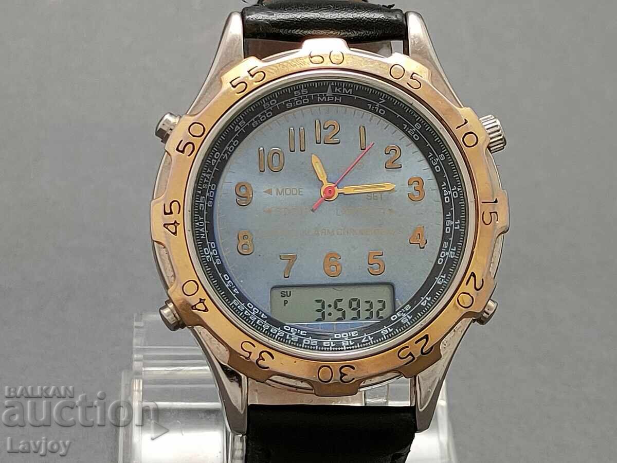 Ретро мъжки часовник Sharp chronograph с цена 120.00 лв. | € 61.36 Ретро мъжки часовник Sharp chronograph с цена 120.00 лв. | € 61.36