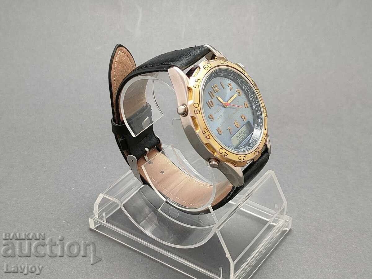 Аукцион Ретро мъжки часовник Sharp chronograph Аукцион Ретро мъжки часовник Sharp chronograph