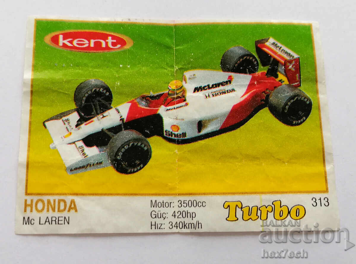 ❤️ ⭐ Picture Turbo Yellow 313 Honda Mc Laren ⭐ ❤️