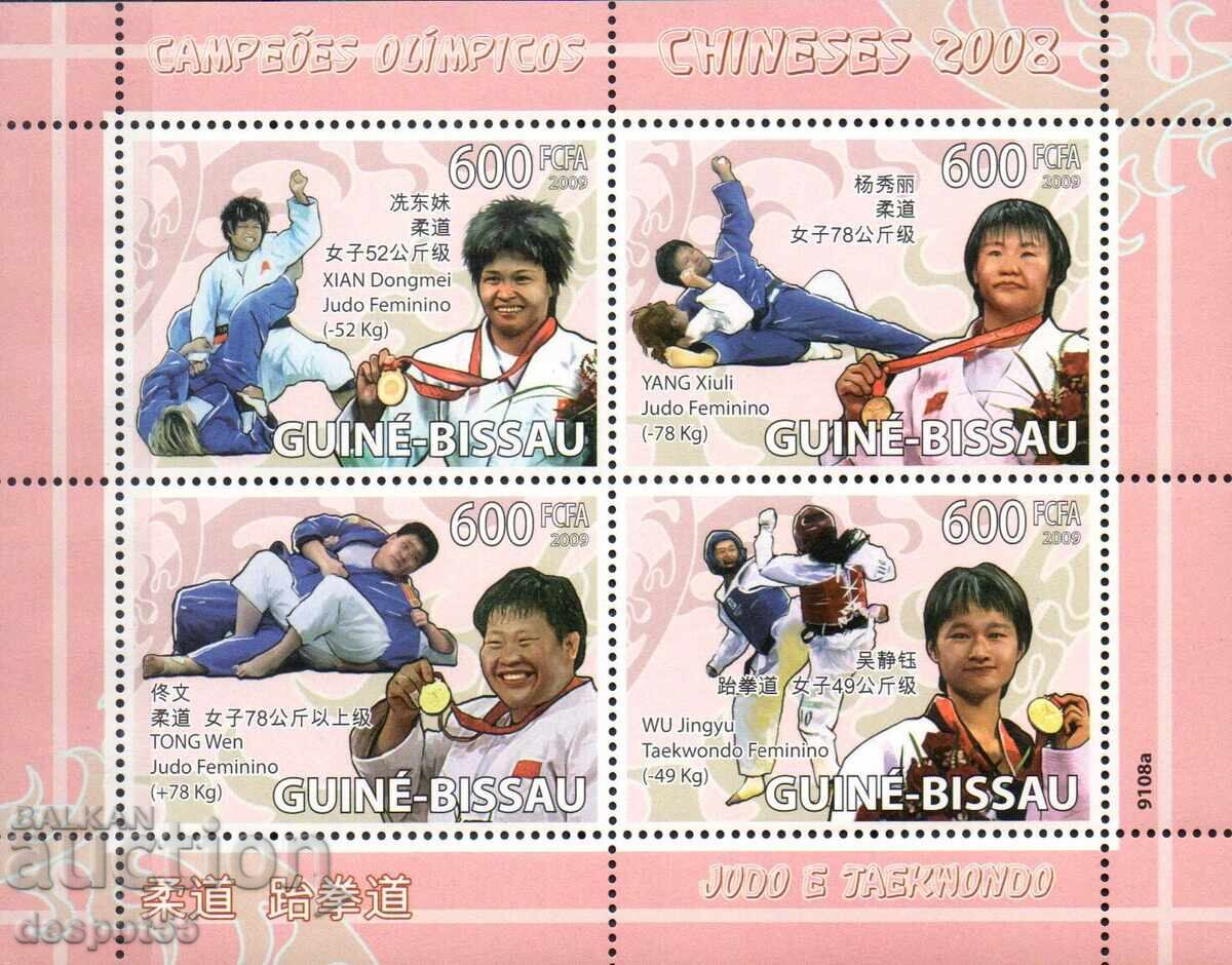 2009. Guineea-Bissau. Campionii olimpici din China. Bloc. 2009. Guineea-Bissau. Campionii olimpici din China. Bloc.