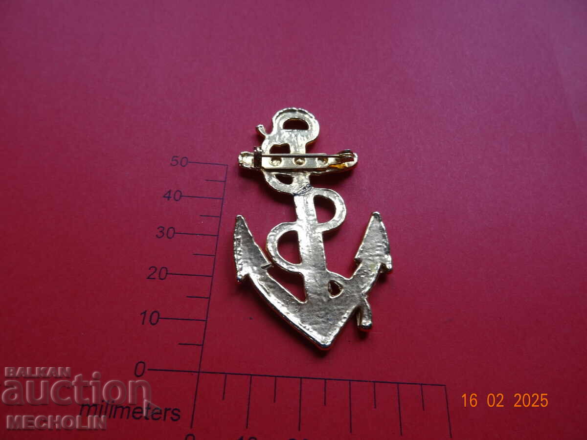 Auction ANCHOR BROOCH BADGE Auction ANCHOR BROOCH BADGE
