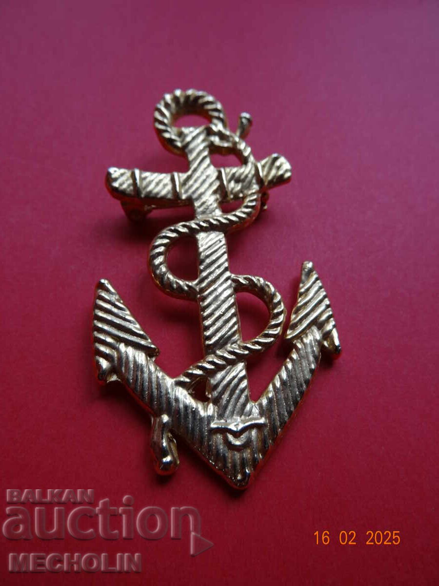ANCHOR BROOCH BADGE - 5 ANCHOR BROOCH BADGE - 5
