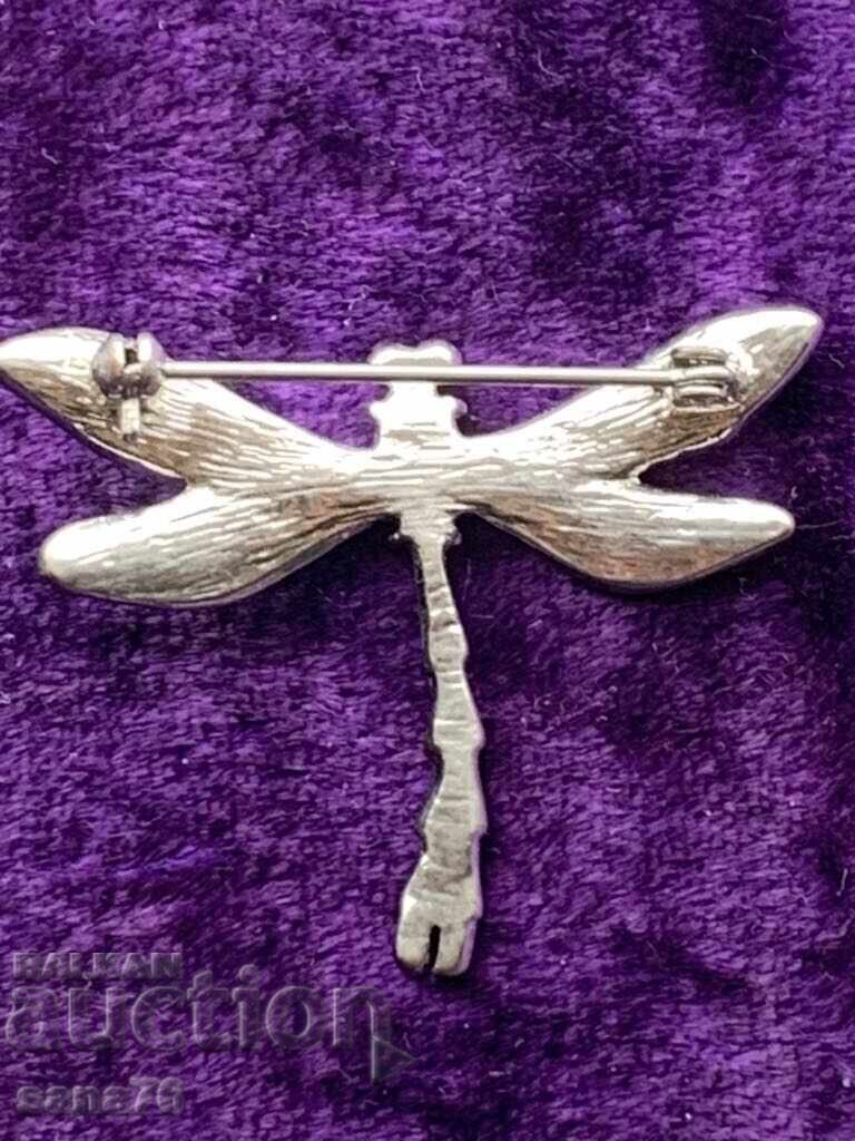 Beautiful and stylish women's brooch-Dragonfly with price 4.00 BGN | € 2.05 Beautiful and stylish women's brooch-Dragonfly with price 4.00 BGN | € 2.05