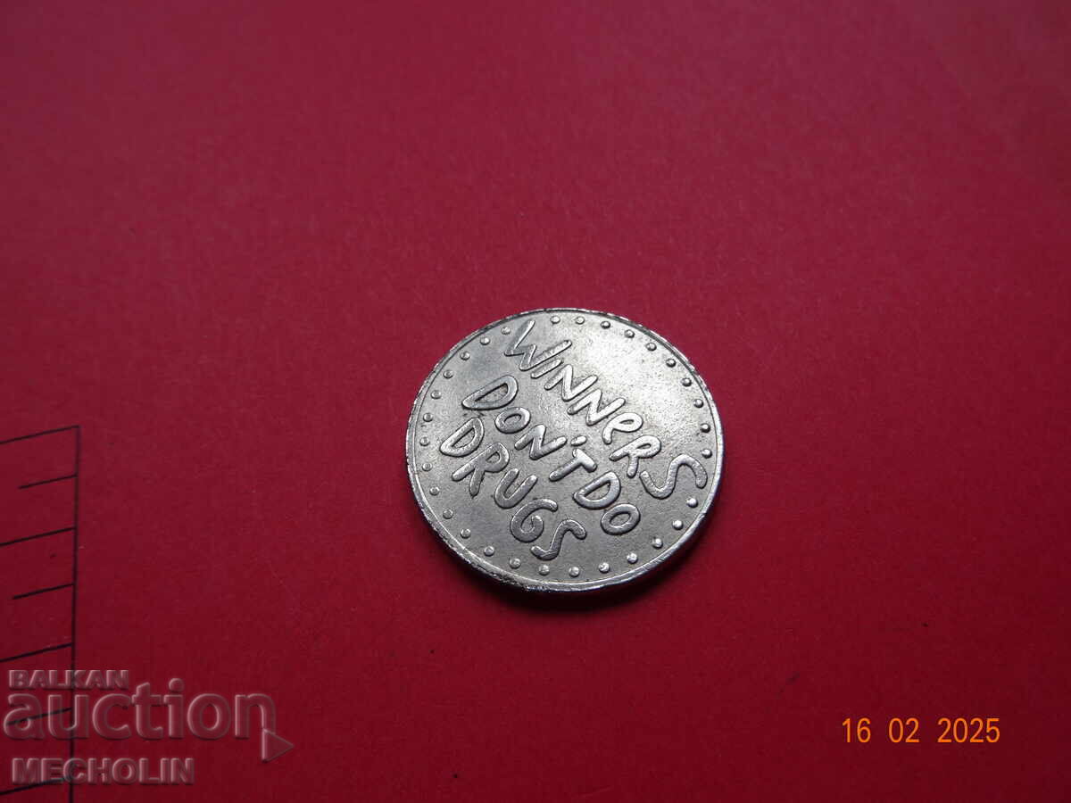 Auction WINNERS DON'T DO DRUGS TOKEN Auction WINNERS DON'T DO DRUGS TOKEN