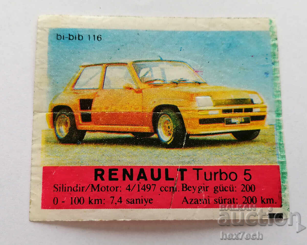 ❤️ ⭐ Poza Bi Bip Bi Bib 116 Renault Turbo 5 ⭐ ❤️