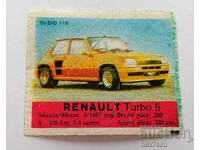 ❤️ ⭐ Picture Bip Bip Bib 116 Renault Turbo 5 ⭐ ❤️