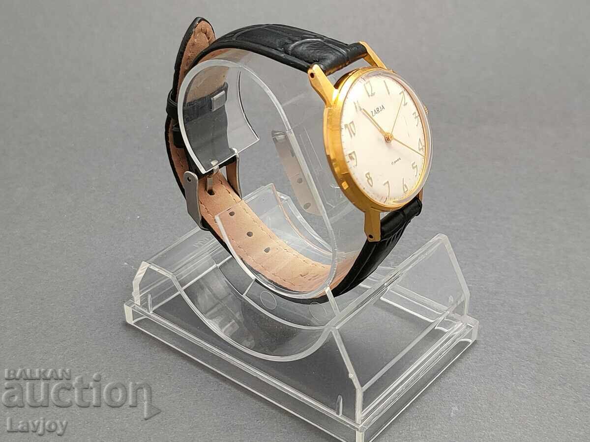 Auction *Zarya*☭Zarja☭ au 10 gold-plated retro watch Auction *Zarya*☭Zarja☭ au 10 gold-plated retro watch