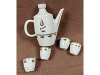 1968 8 MARTIE RAR SET DE CUPA DE PORCELAN DE OCTOMBRIE