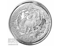 1 oz Argint Unicorn 2024 - ascuțit Fiji