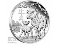 2 oz LUNAR III AUSTRALIA 2021 - READ THE DESCRIPTION