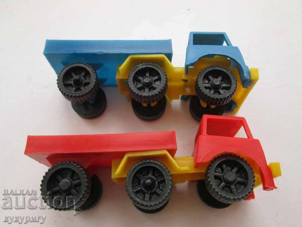 Old Soc children's toys small plastic trucks - 5 Old Soc children's toys small plastic trucks - 5