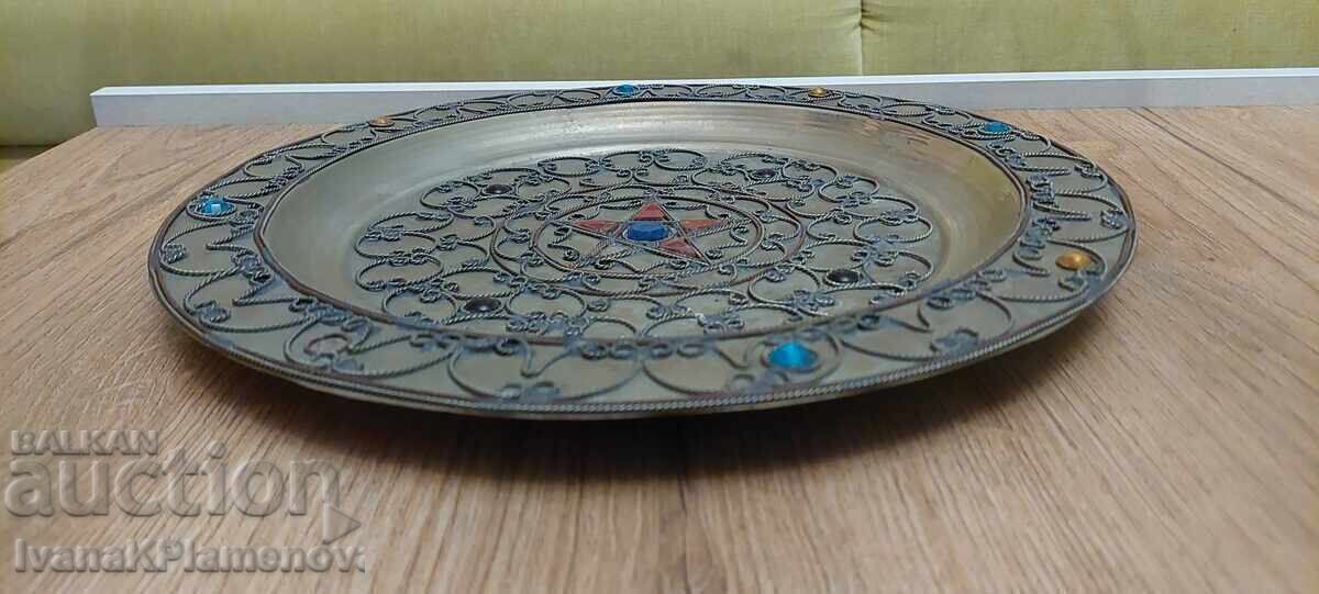 Licitație Panou metalic Orient pentru colectionari 30cm