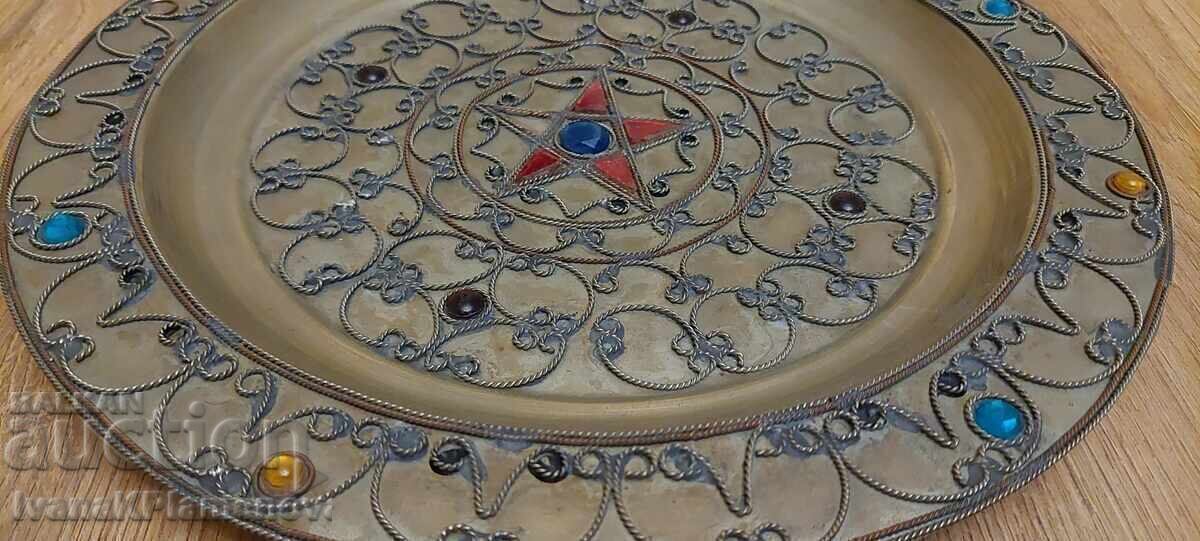 Livrarea Panou metalic Orient pentru colectionari 30cm