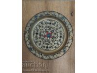 Panou metalic Orient pentru colectionari 30cm