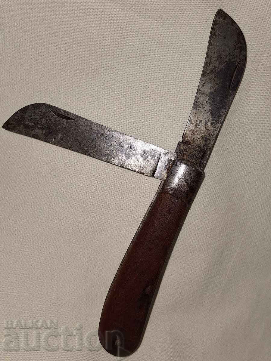 Auction Old branded pocket folding knife tool Auction Old branded pocket folding knife tool