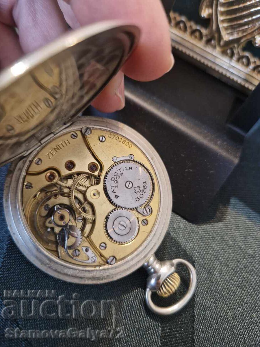 Beautiful antique Swiss pocket watch ZENITH - 7 Beautiful antique Swiss pocket watch ZENITH - 7
