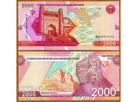 Узбекистан 2000 сом 2021 г.  UNC