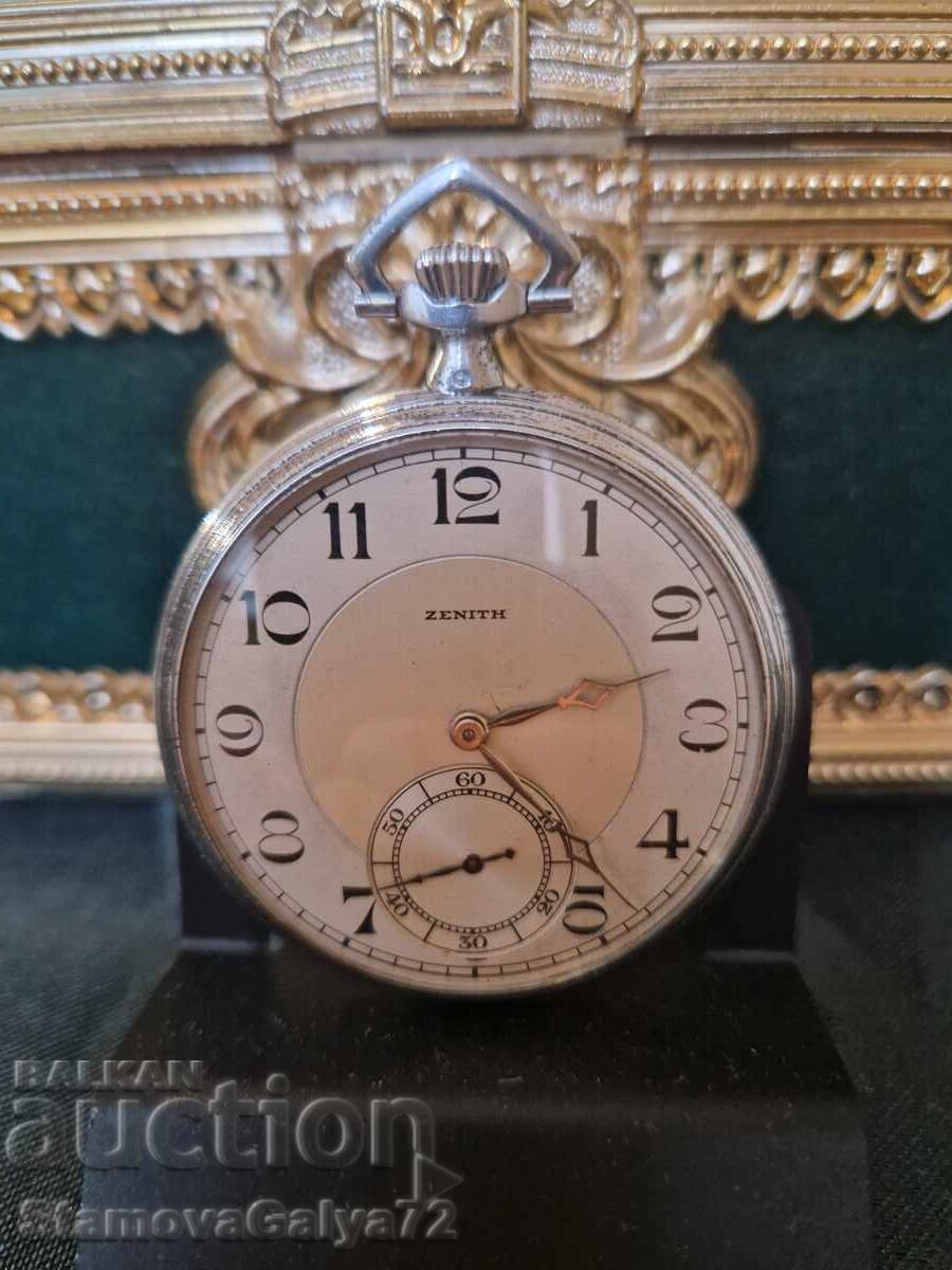 Wonderful antique Swiss pocket watch ZENITH with price 497.00 BGN | € 254.11 Wonderful antique Swiss pocket watch ZENITH with price 497.00 BGN | € 254.11