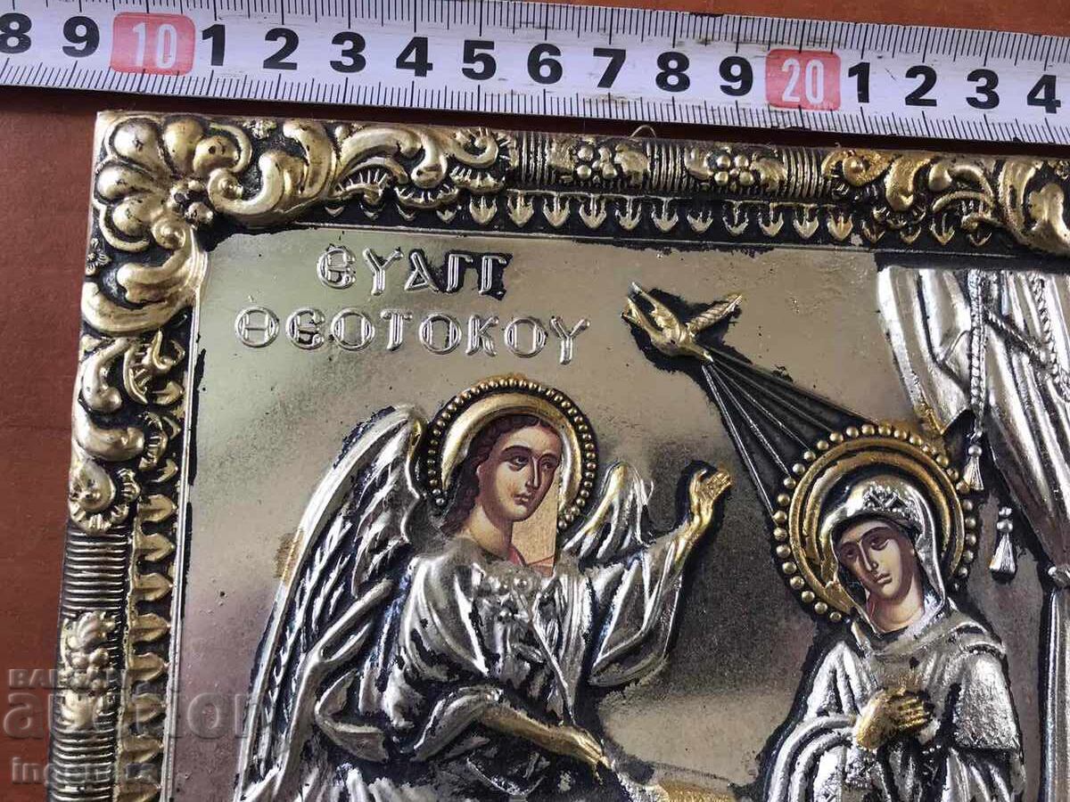 Auction ICON RELIEF ANNUNCIATION OF THE MOTHER OF GOD Auction ICON RELIEF ANNUNCIATION OF THE MOTHER OF GOD