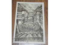 Elka Naydenova Drawing Lithography Rila Monastery