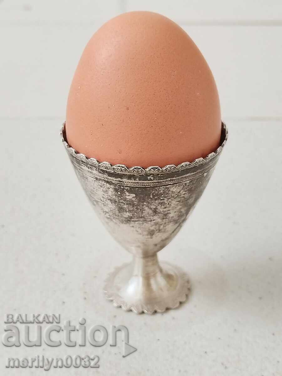 Renaissance silver vessel with tugra Easter egg silver - 5 Renaissance silver vessel with tugra Easter egg silver - 5