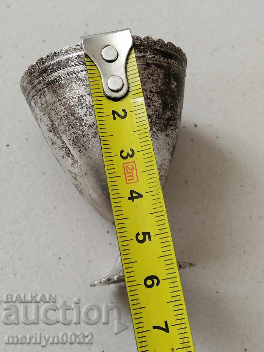 Renaissance silver vessel with tugra Easter egg silver - 6 Renaissance silver vessel with tugra Easter egg silver - 6