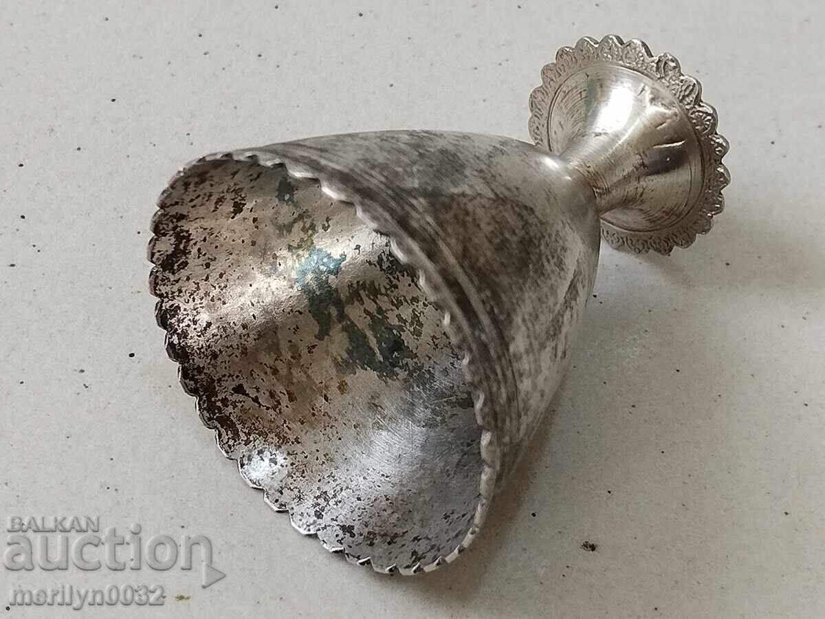 Renaissance silver vessel with tugra Easter egg silver - 7 Renaissance silver vessel with tugra Easter egg silver - 7