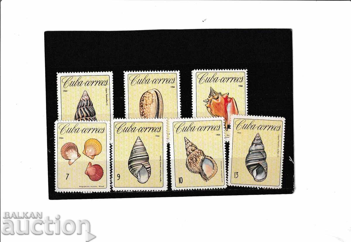 Cuba 1966 - Shells - 7 m. clean