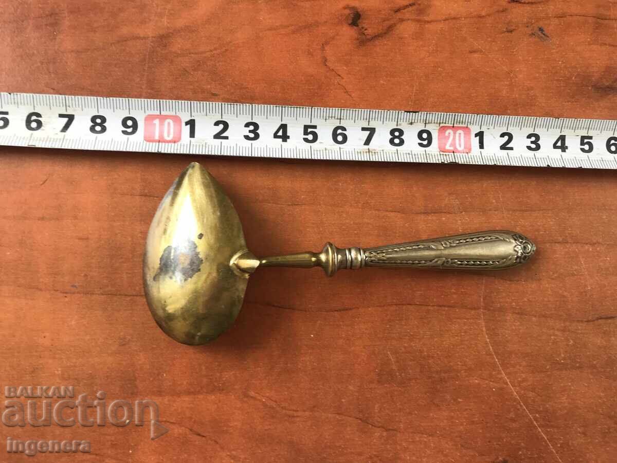SPOON SPOON FOR SAUCE SILVER-PLATED GOLD-PLATED ANTIQUE - 5