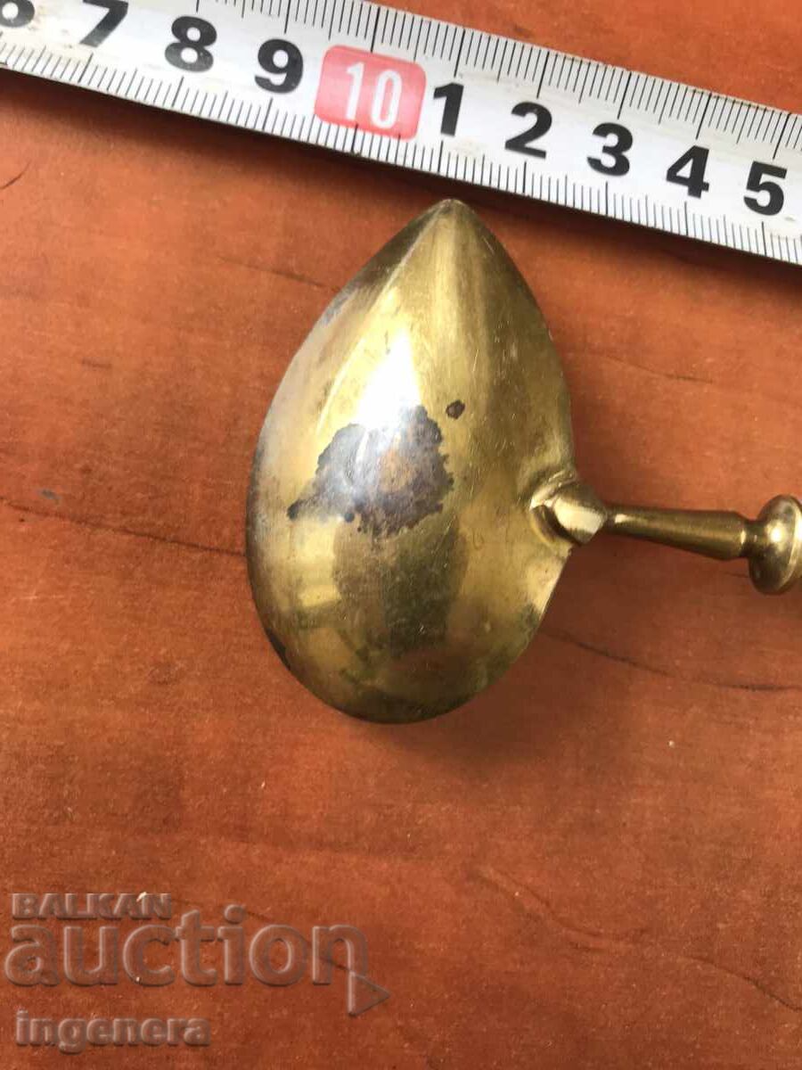 SPOON SPOON FOR SAUCE SILVER-PLATED GOLD-PLATED ANTIQUE - 7