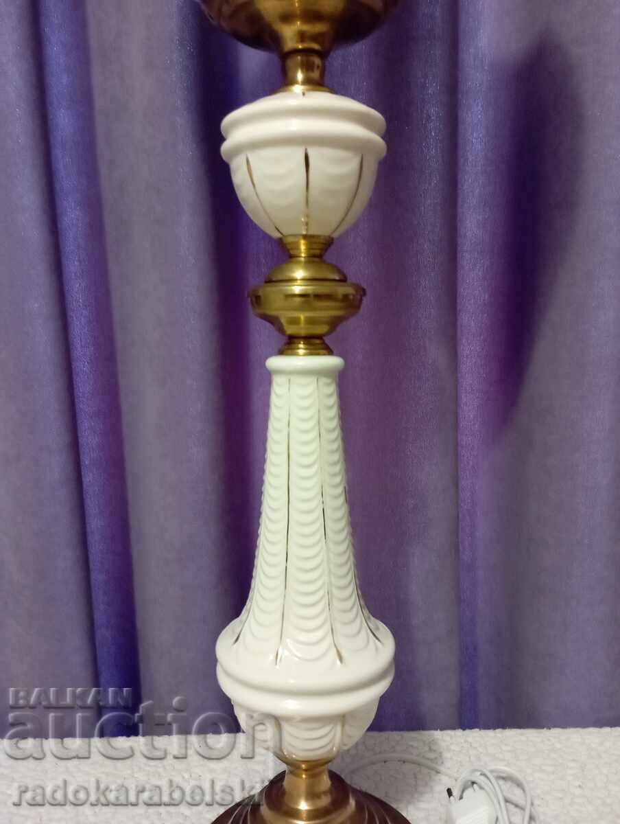 Delivery of Set of two very large porcelain lamps - lamp