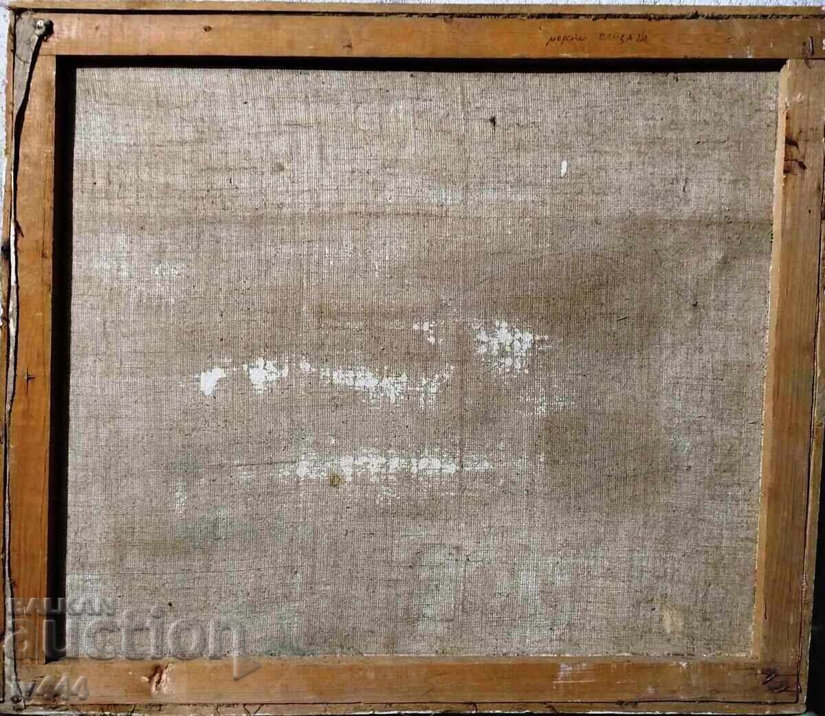 Аукцион ПРОДАВАМ СТАРА БЪЛГАРСКА МАСЛЕНА КАРТИНА - СТАРИЯ НЕСЕБЪР