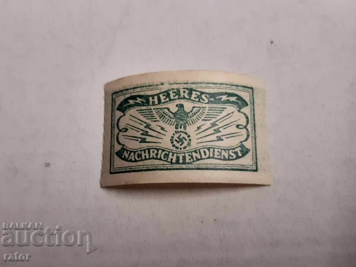 Germania, al treilea Reich, Abwehr - ștampilă, autocolant pentru documente cu preț € 3.99 | 7.80 BGN Germania, al treilea Reich, Abwehr - ștampilă, autocolant pentru documente cu preț € 3.99 | 7.80 BGN