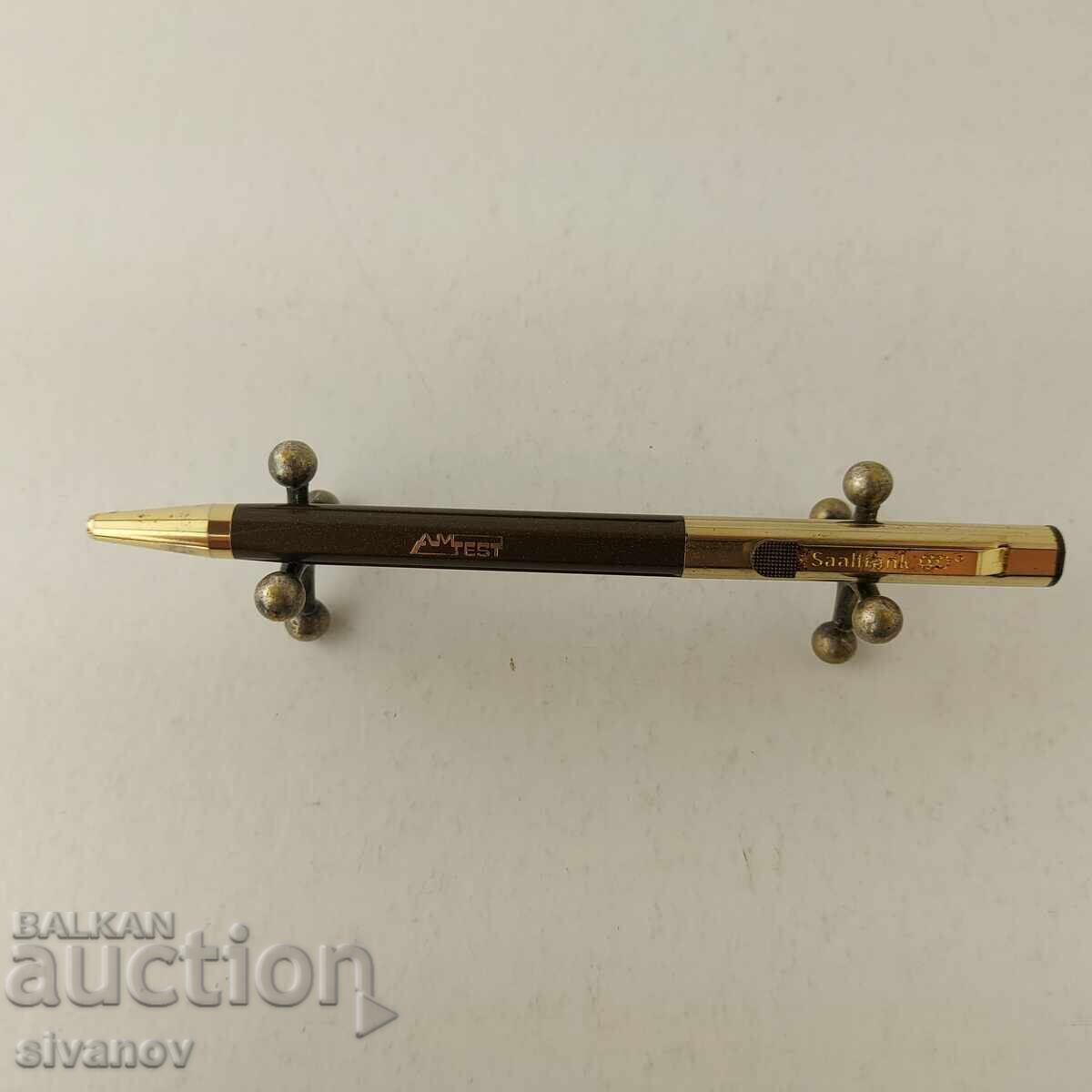 Interesting old ballpoint pen Saalfrank Germany #5778 with price 14.99 BGN | € 7.66