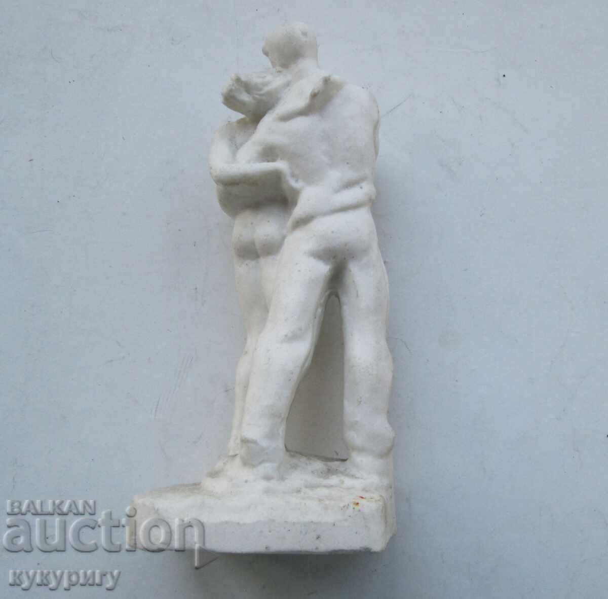 Old Sots statuette figure Love hug marble powder - 5 Old Sots statuette figure Love hug marble powder - 5