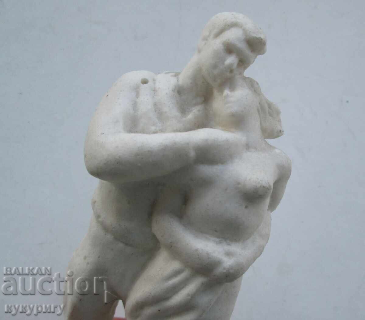 Old Sots statuette figure Love hug marble powder - 6 Old Sots statuette figure Love hug marble powder - 6