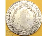 20 Kreuzer 1755 Austria Vienna Franz I Stephen silver