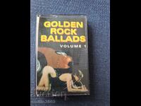 Audio cassette Golden rock ballads 1