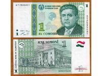 Τατζικιστάν 1 somoni 1999 UNC