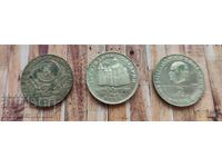 Lot of three coins 2 leva 1981