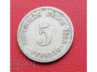 Germany-5 Pfennig 1898 A-Berlin