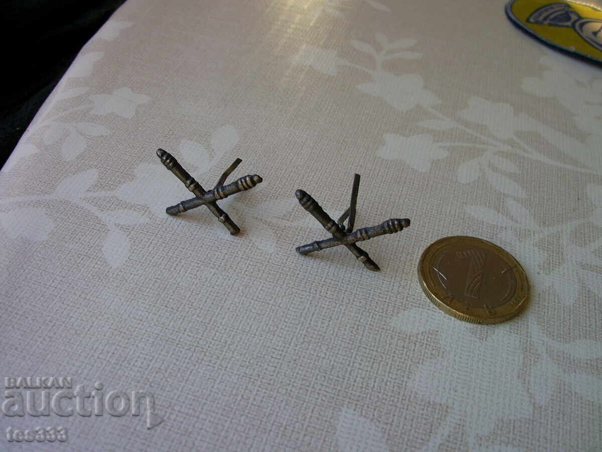 Bronze monograms BNA pair with price € 2.05 | 4.01 BGN