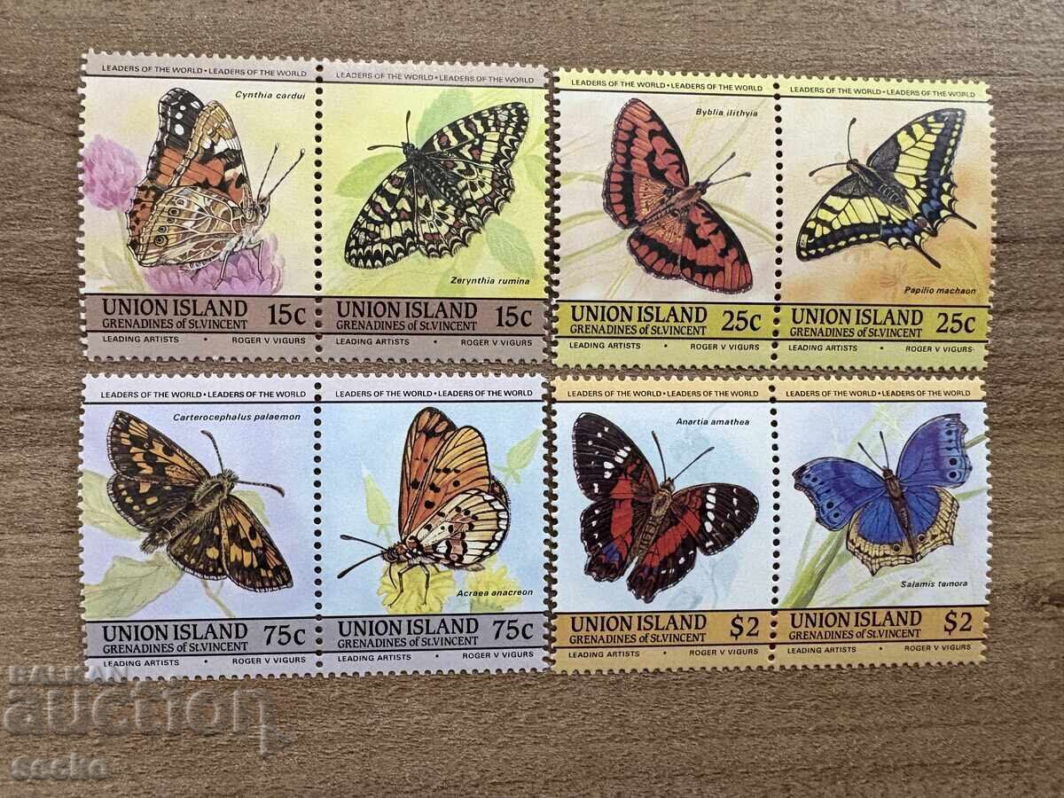 Insula Unirii - Fluturi (1985) MNH Insula Unirii - Fluturi (1985) MNH