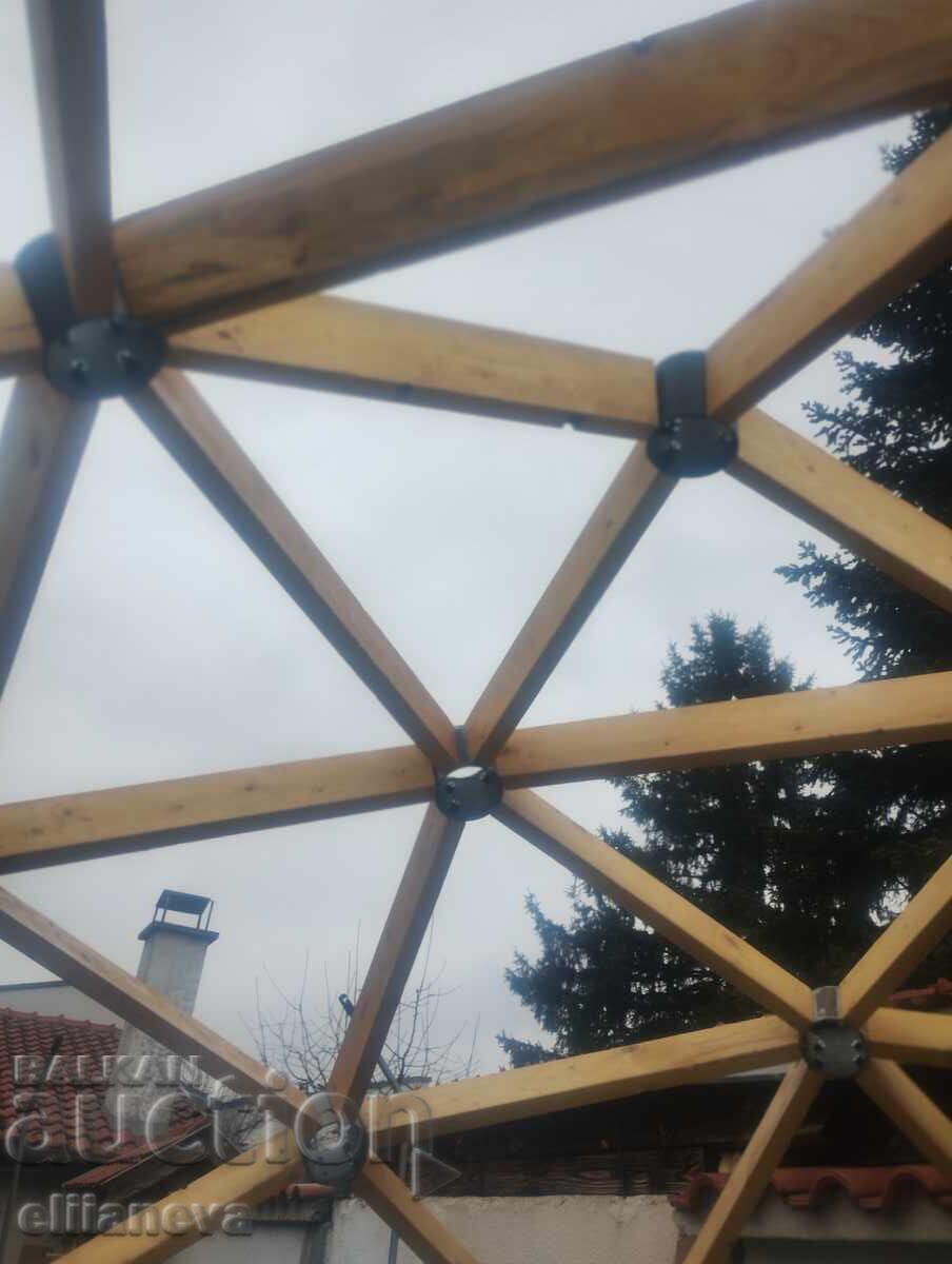 Modular Gazebo Quadrosfera 10 sq m with price 1600.00 BGN | € 818.07 Modular Gazebo Quadrosfera 10 sq m with price 1600.00 BGN | € 818.07