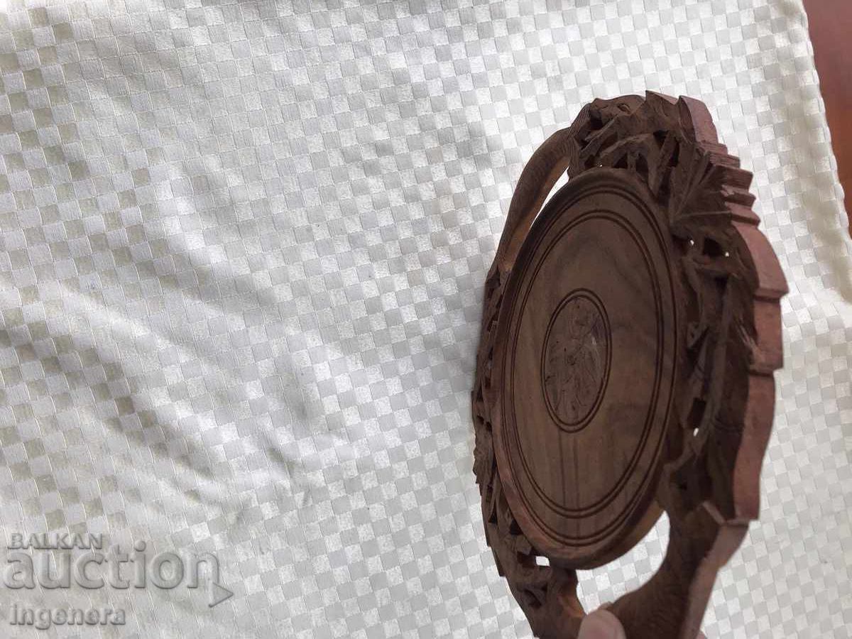 TRAY PLATE PANEL ROSE BOX RICHT WOOD CARVING OPENWORK - 6 TRAY PLATE PANEL ROSE BOX RICHT WOOD CARVING OPENWORK - 6