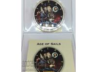 САЩ 1 долар 2021 1 Oz Golden Hind серия Silver Eagle