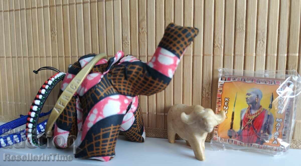 Lot de 6 suveniruri africane noi